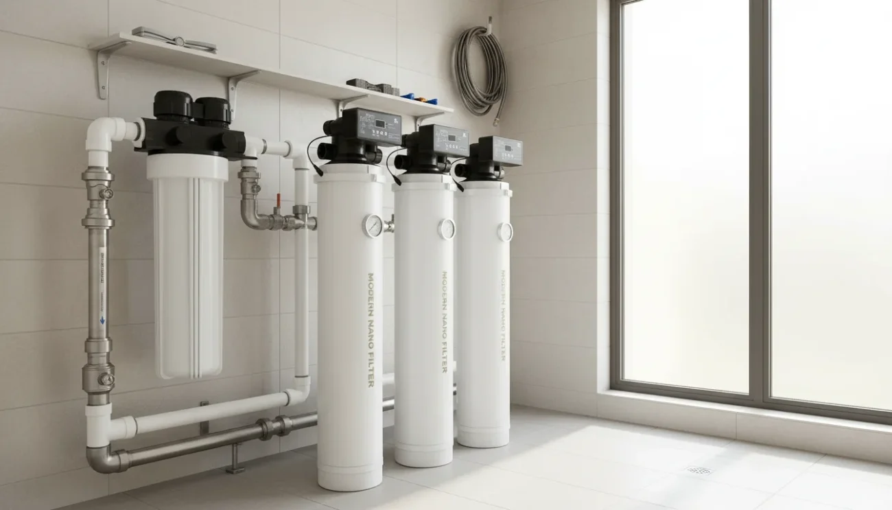 فلتر مياه مركزي للفلل في الإمارات لحماية شبكة المنزل من التكلسات