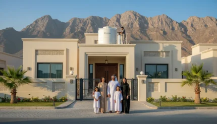 تركيب نظام فلترة مياه في فيلا بالفجيرة