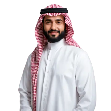 pngtree a saudi man traditional attire middle aged wearing white thobe and png image 16610073 - مودرن ووتر سوليشن