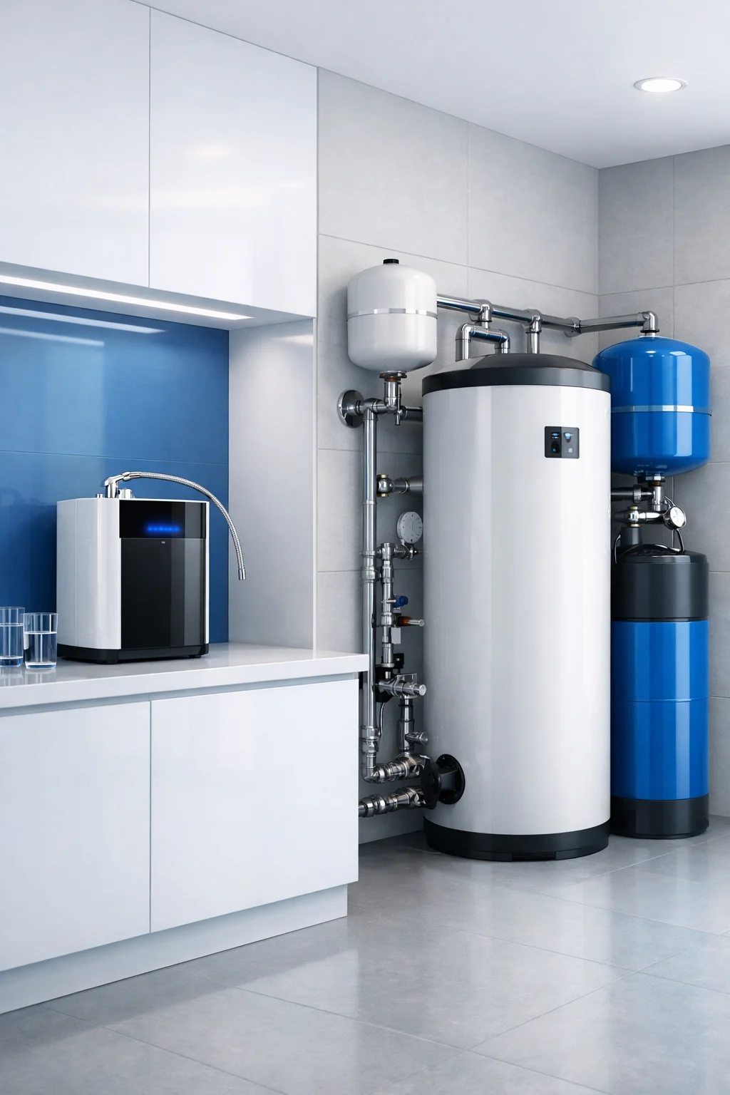 جهاز فلترة مياه منزلي لتنقية المياه