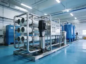 محطة تحلية مياه بالتناضح العكسي لإنتاج مياه نقية للاستخدام المنزلي والتجاري