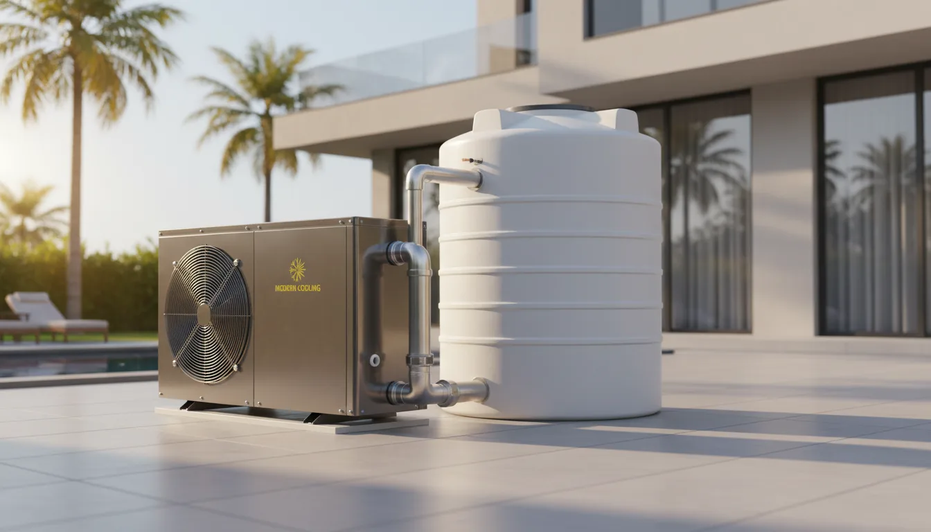 تبريد مياه الخزانات في الإمارات بنظام سيركوليشن متطور من مودرن ووتر سوليشن