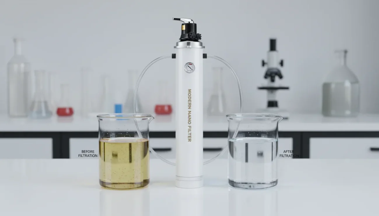 تحسين جودة المياه باستخدام فلتر المياه